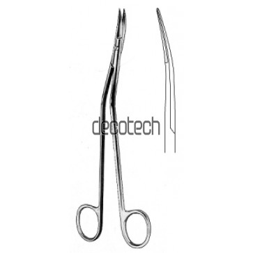 DANDY Neurosurgical Scissors Curved 17cm