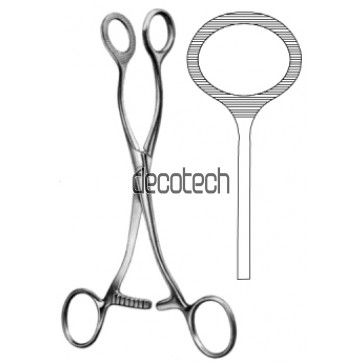 Collin Tongue and Organ Holding Forceps 17cm