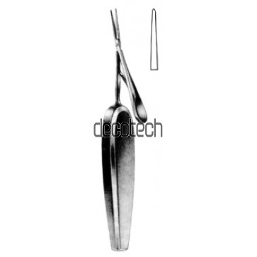 Barraquer Needle Holder w. hollow handle 16cm