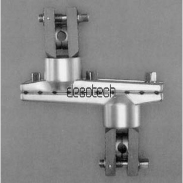 Universal Joint Clamp for up to 10 pins for 2 connecting rods / diagonal