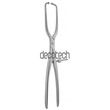 Pelvic Repositions Forceps two Pointed-ball tips / Spikes with quick action lock 400mm