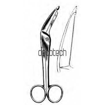 Excenter Bandage Scissors With Gezahnt Toothed  