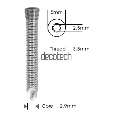 Safety Lock (LCP) Screw 3.5mm Self Tapping & Self Drilling