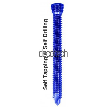 Safety Lock (LCP) Screw 5.0mm Self Tapping And Self Drilling Titanium