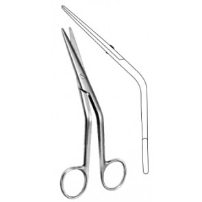 COTTLE Nasal Scissors bent on shaft 16cm