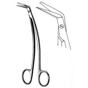 Favaloro Thorax and Vascular Scissors 90º Angled 15cm