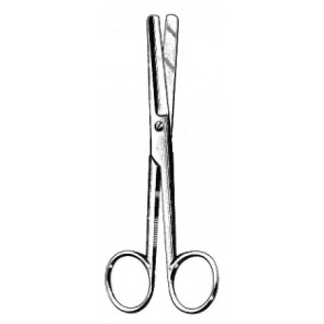 Busch Umbilical Scissors Blunt / Blunt Straight 16cm