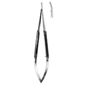 Micro Surgery Scissors R/H Curved 18cm