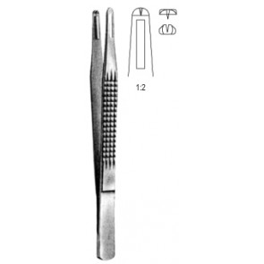 Charnley Suture Forceps w/1x2T, 18cm