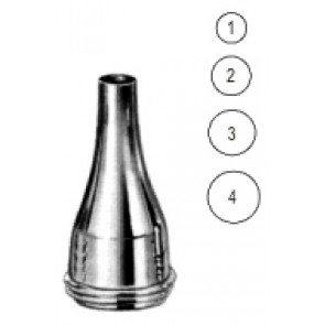 Gruber Ear Speculum round 4.5mm~7.5mm, set of 4