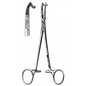 Mcwhopter Lothrop tonsil Holding static Forceps 18cm