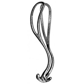Laufe-Piper Obstetrical Forceps hollow blade 30cm