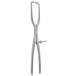 Pelvic Repositions Forceps two Pointed-ball tips / Spikes with quick action lock 400mm