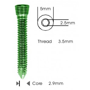 Safety Lock (LCP) Screw 3.5mm - Self Tapping Titanium