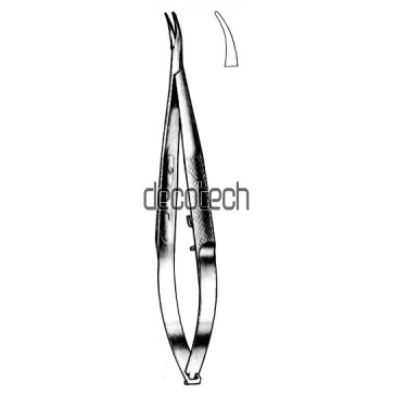 Barraquer Micro Needle Holder with catch 14cm