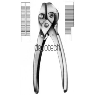 Flat Nose Plier with  lateral wire cutter 18cm