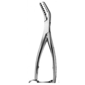 Semb Rib and Bone Holding Forcpes with ratchet 19cm