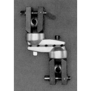 Universal Joint Clamp for 5 pins and 2 connecting rods / diagonal