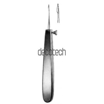 Moncorps cuchillo milium con 14cm tornillo de fijación 