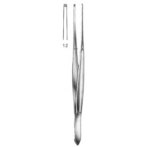 Fórceps del tejido Cushing 1x2t 17.5cm 