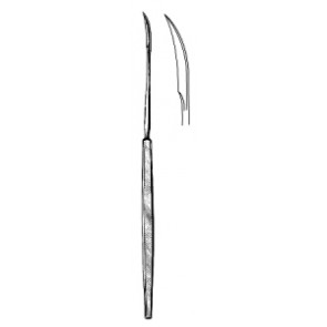Politzer / cuchillo oído buck (myringotome) 15.5cm 