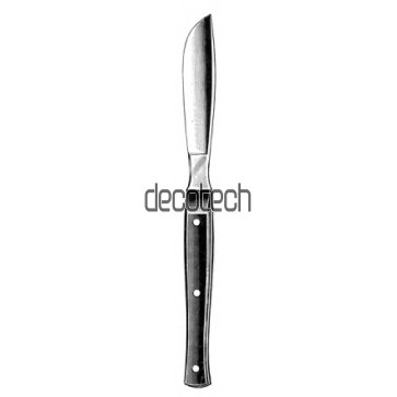 Virchow Cartilage Knife wooden handle 21cm, Blade size 80mm