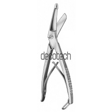 Plaster Shear with serrated blade lock 20cm