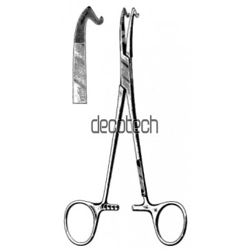 Mcwhopter Lothrop tonsil Holding static Forceps 18cm
