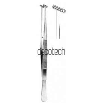 Catheter Seizing Forceps T-shaped 21cm