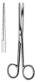 Grazil Operating Scissors Blunt / Blunt