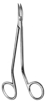 Neumann Gum Scissors S-Curved 12cm