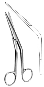 COTTLE Nasal Scissors bent on shaft 16cm