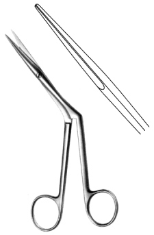 HEYMANN Nasal Turbinectomy Scissors 18cm