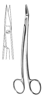 DEAN Tonsil Scissors (A.O.F) 17cm