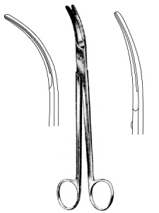 Parametrium Scissors Curved 23cm