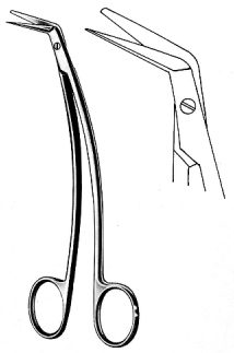 Favaloro Thorax and Vascular Scissors 90º Angled 15cm