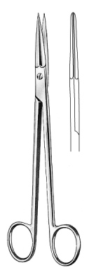 McINDOE Preparation Scissors Straight 19cm
