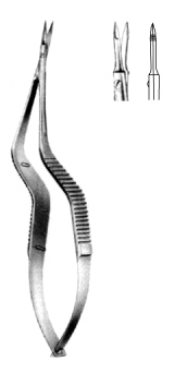 Yasargil Micro Scissors bayonet shape