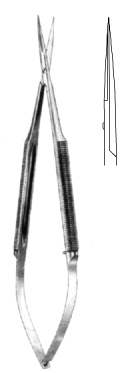 Hepp / Scheidel Scissors Round Handle 18cm (GYN)