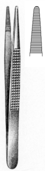 Bonney Disecting Forceps serrated 18cm