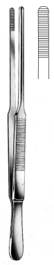 Duehrssen Forceps serrated 20cm