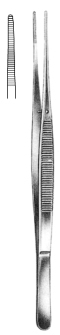 Taylor Dressing Forceps serrated 17cm