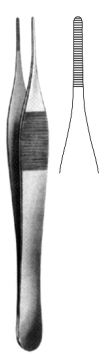 Jafferson Dissecting Forceps serrated 18cm