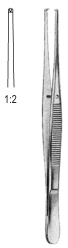 Semken Tissue Forceps 1x2T