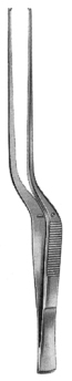 Taylor Tissue Forceps Bayonet shape 1x2T, 17.5cm