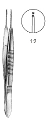 Micro Tissue Forceps 1x2T, 11cm