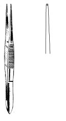 Fine Tissue Forceps 1x2T 12cm