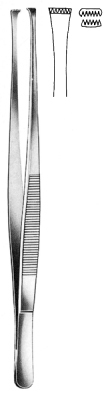 Nelson Lung Grasping Forceps 6x7T 23cm