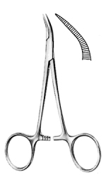Peet Splinter Forceps serrated jaws 11.5cm