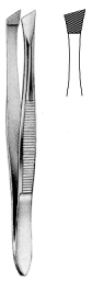 Bergh Cilia Forceps oblique 9cm